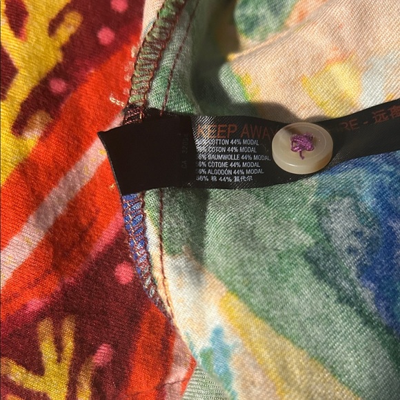Anthropologie Vibrant Floral Pajama Set - Picture 5 of 5